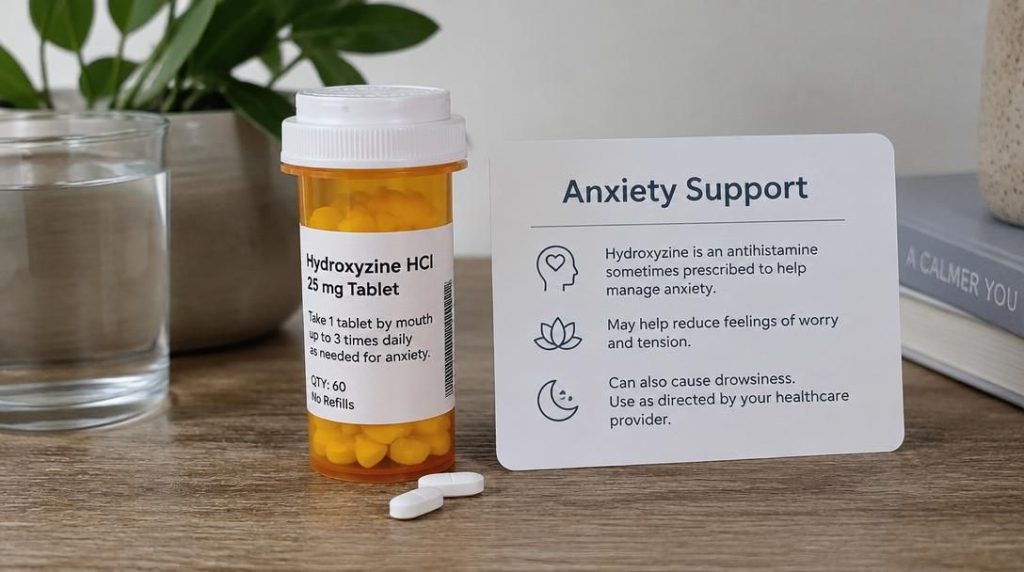 Hydroxyzine for anxiety