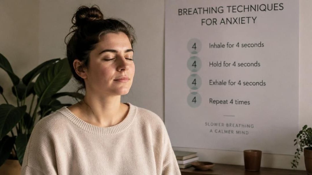 Breathing techniques for anxiety
